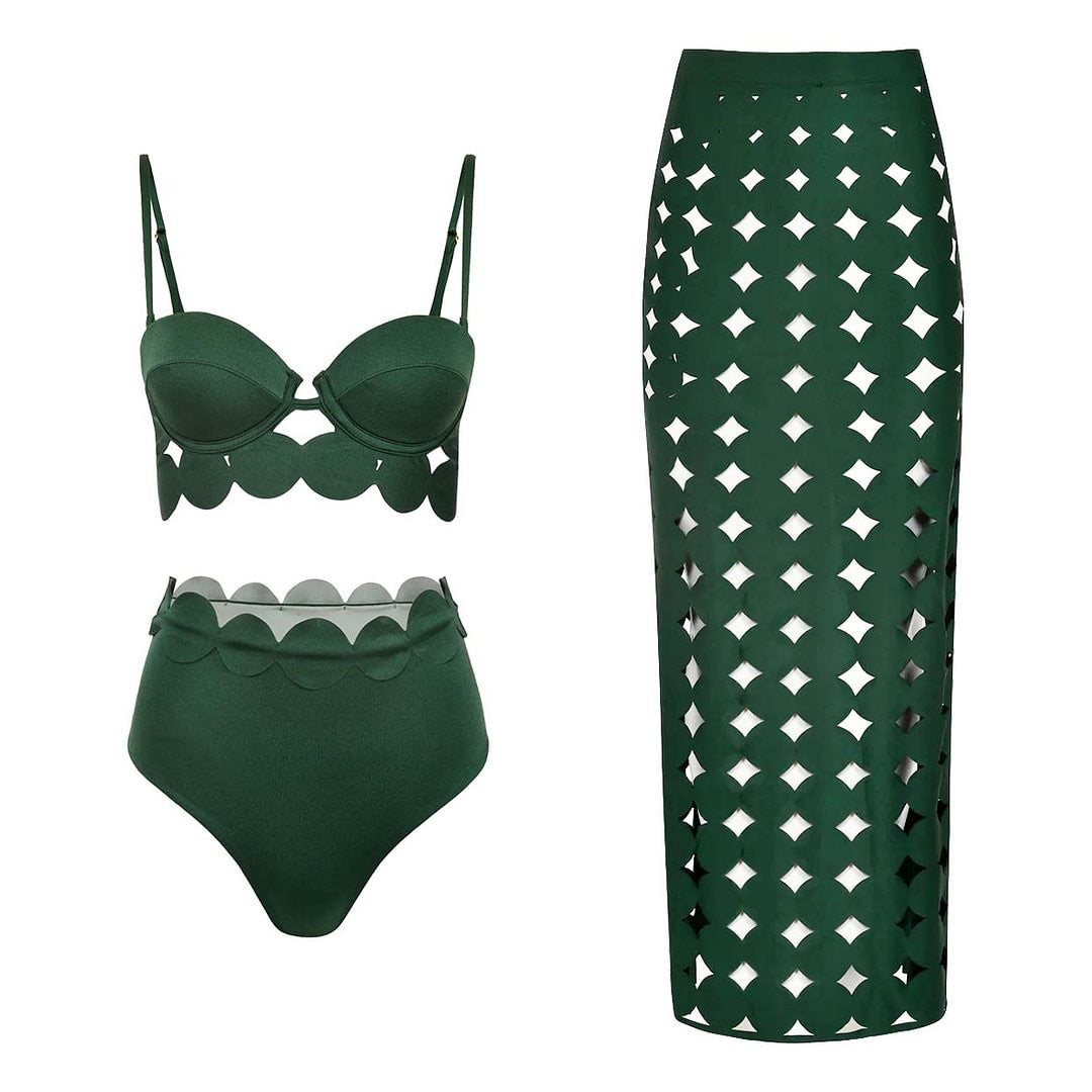 Tropica Bikini Set - Green - Fashionpara