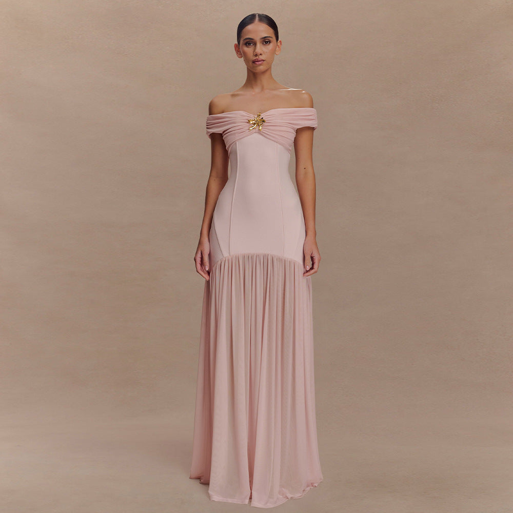 Paris Maxi Dress-Pink