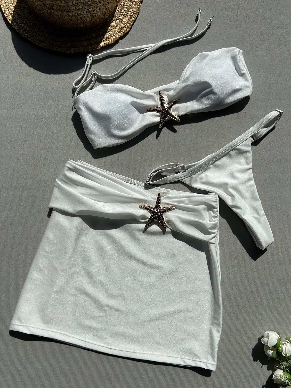 Three Piece Set Bikini Sexy Bikini Split Women Swimsuit Women Sets - Fashionpara