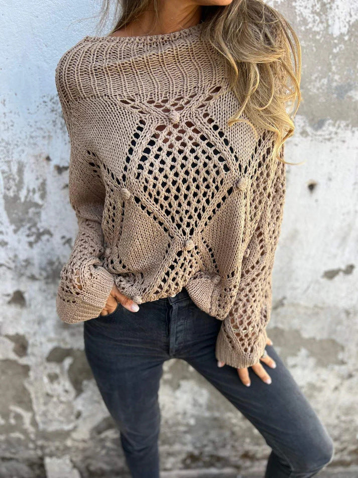 ShoptheCIC Loose Knit Sweater for Effortless Style