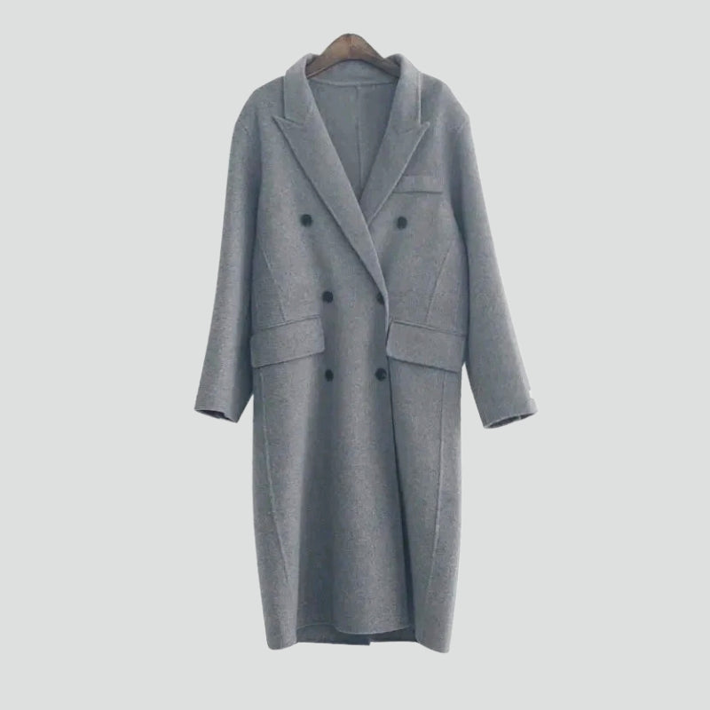 Old Money Long Coat - Fashionpara