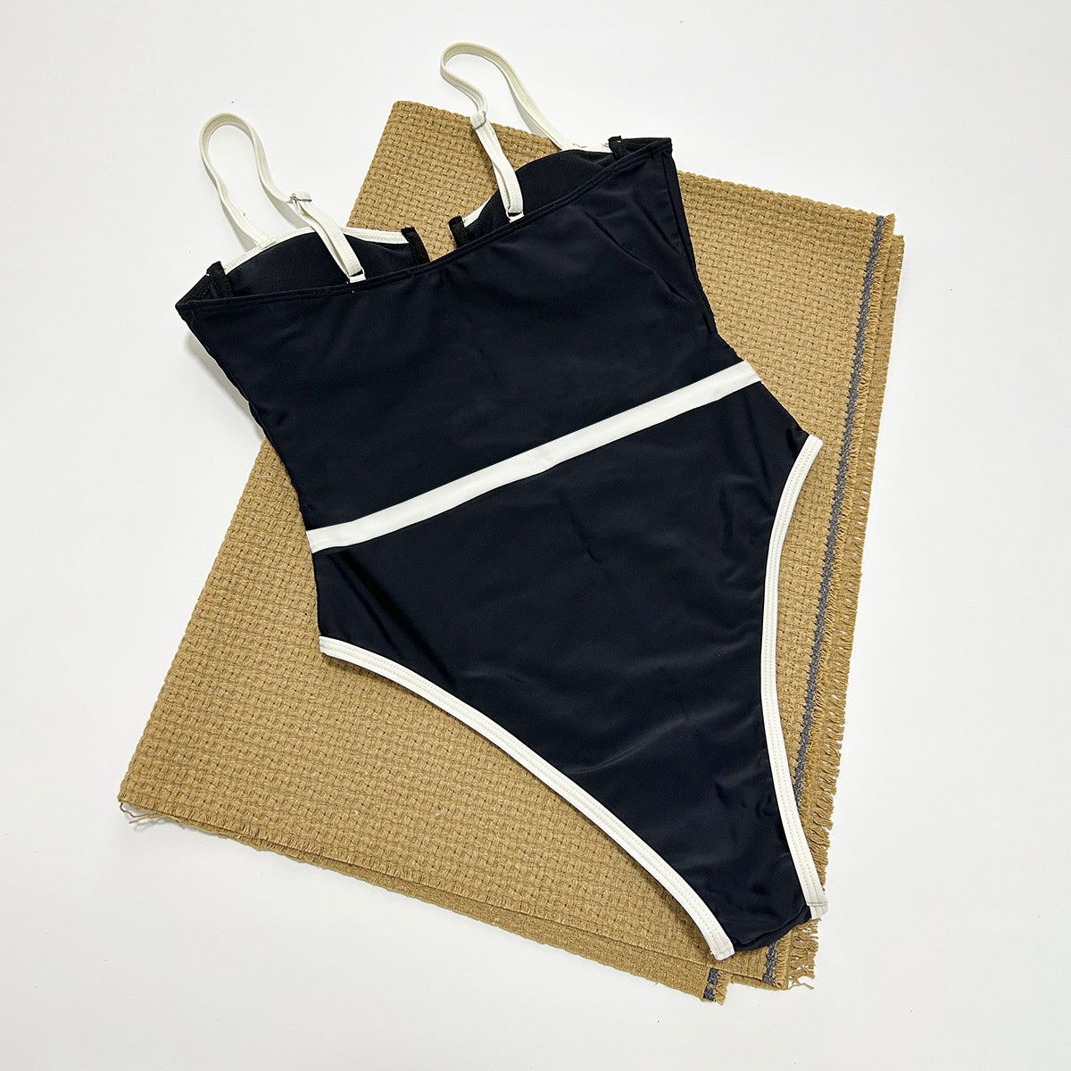 One Piece Swimsuit for Women Bikini Lady Sexy Stitching Swimwear Bikini - Fashionpara