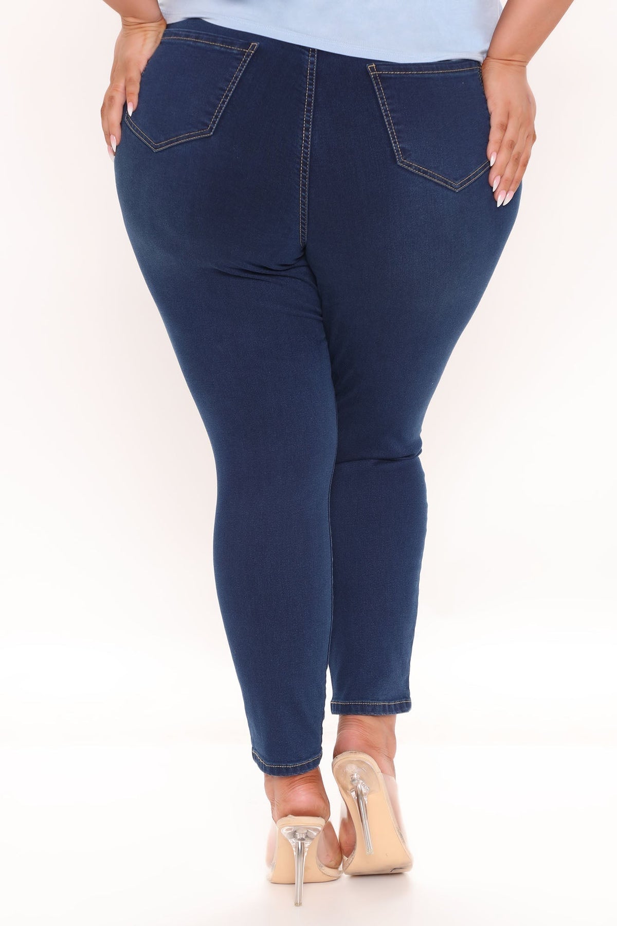 KittenAlarm - Oooh Girl High Rise Ankle Jeans - Rinse