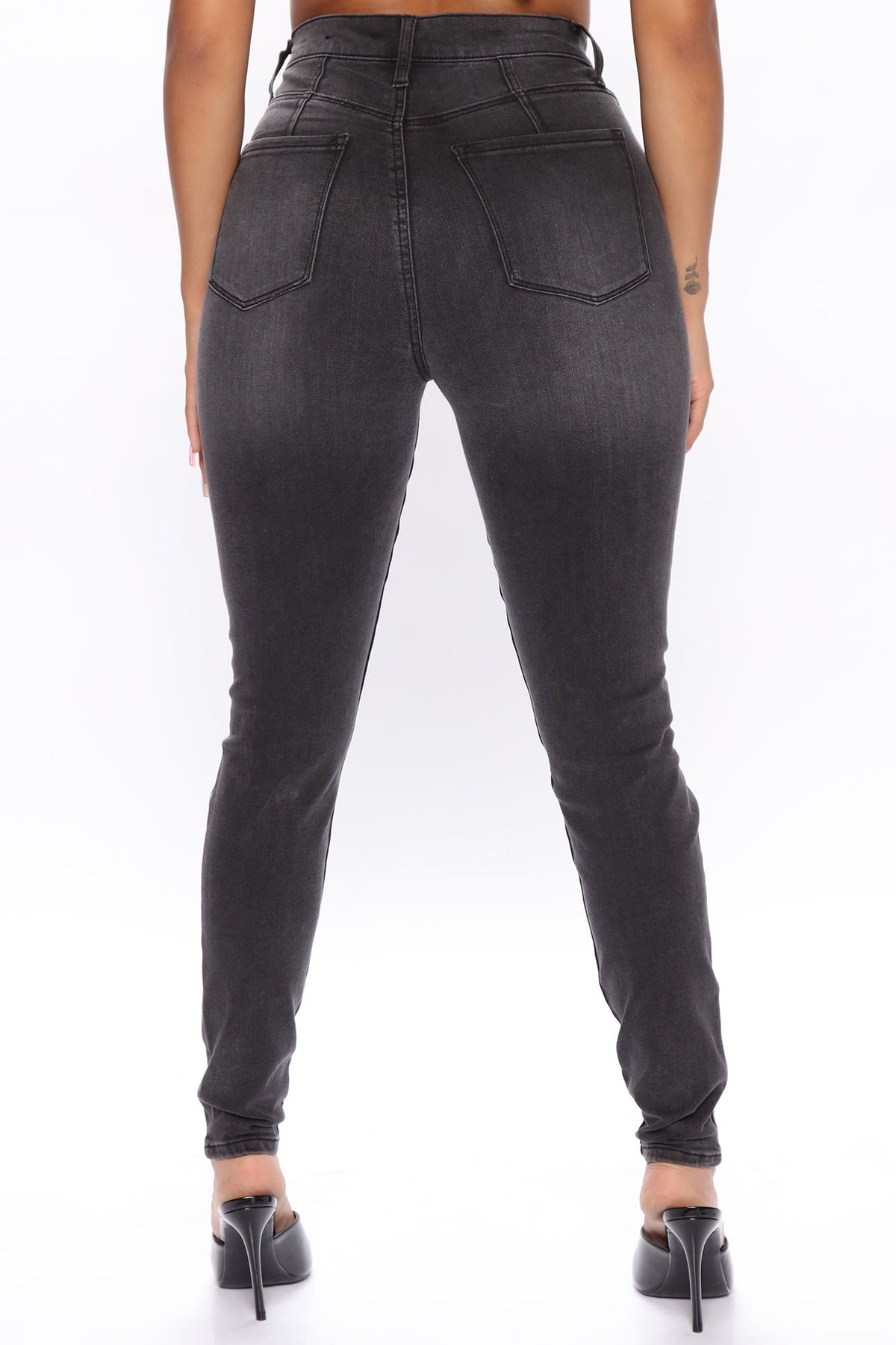 KittenAlarm - Our Favorite High Rise Skinny Jeans - Grey