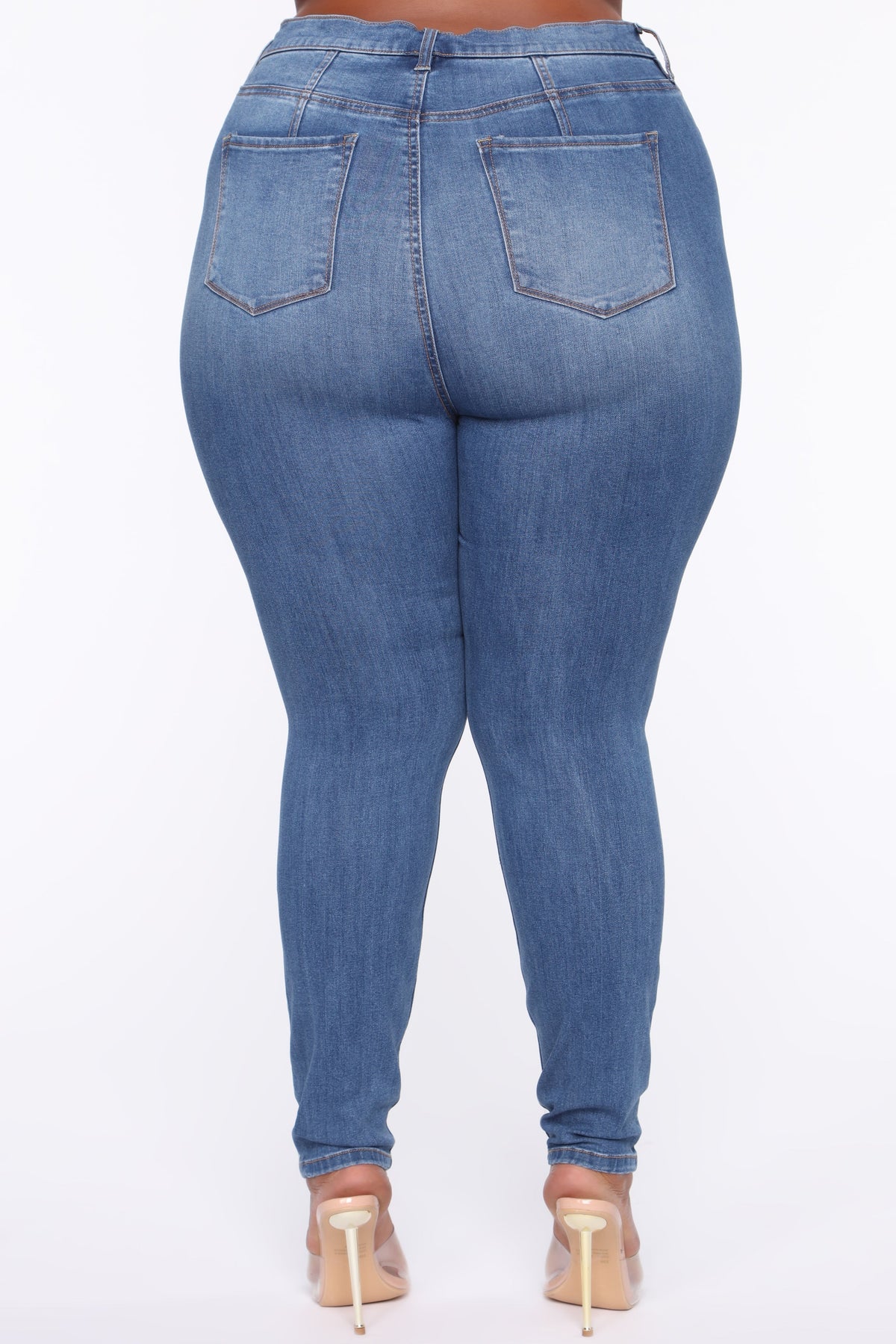 KittenAlarm - Our Favorite High Rise Skinny Jeans - Medium Blue Wash