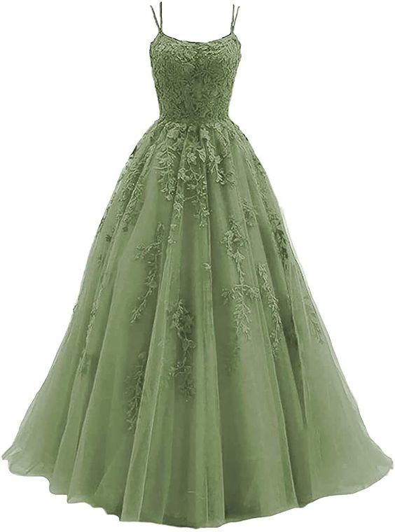 Beautiful Tulle with Lace Applique Formal Gown Evening Prom Dress