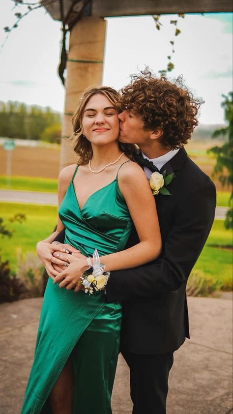 Simple Mermaid Dark Green Slit Long Prom Dresses Formal Dress