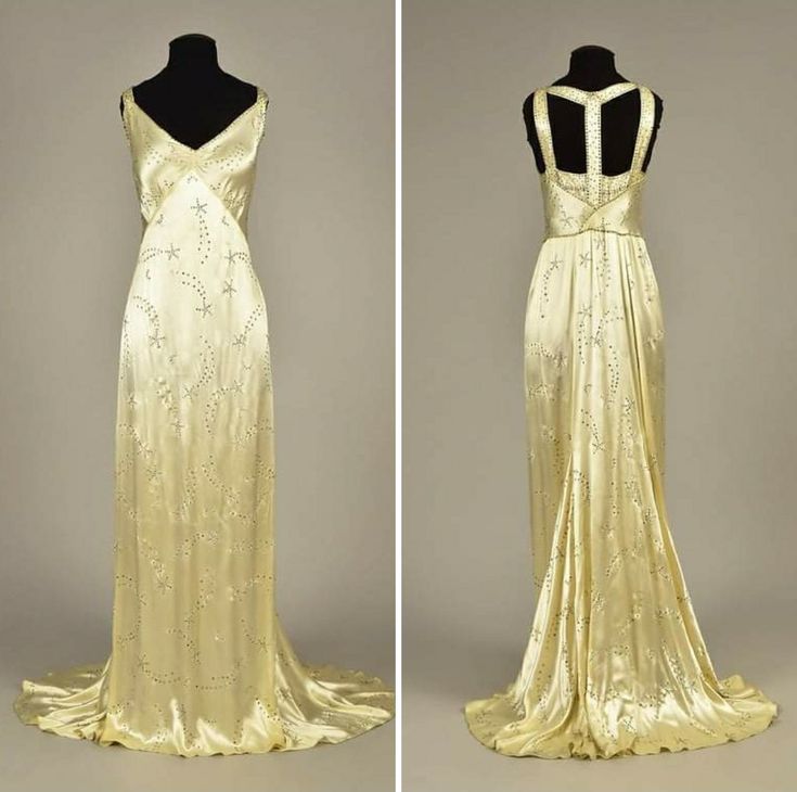 Modest A Line V Neckline Yellow Satin Beads Long Party Dress Prom Dresses