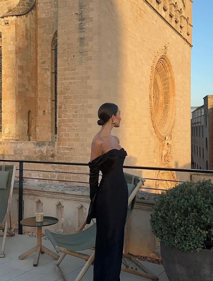 Formal Off-shoulder Sleeveless Mermaid Satin Evening Prom Dresses SD1589