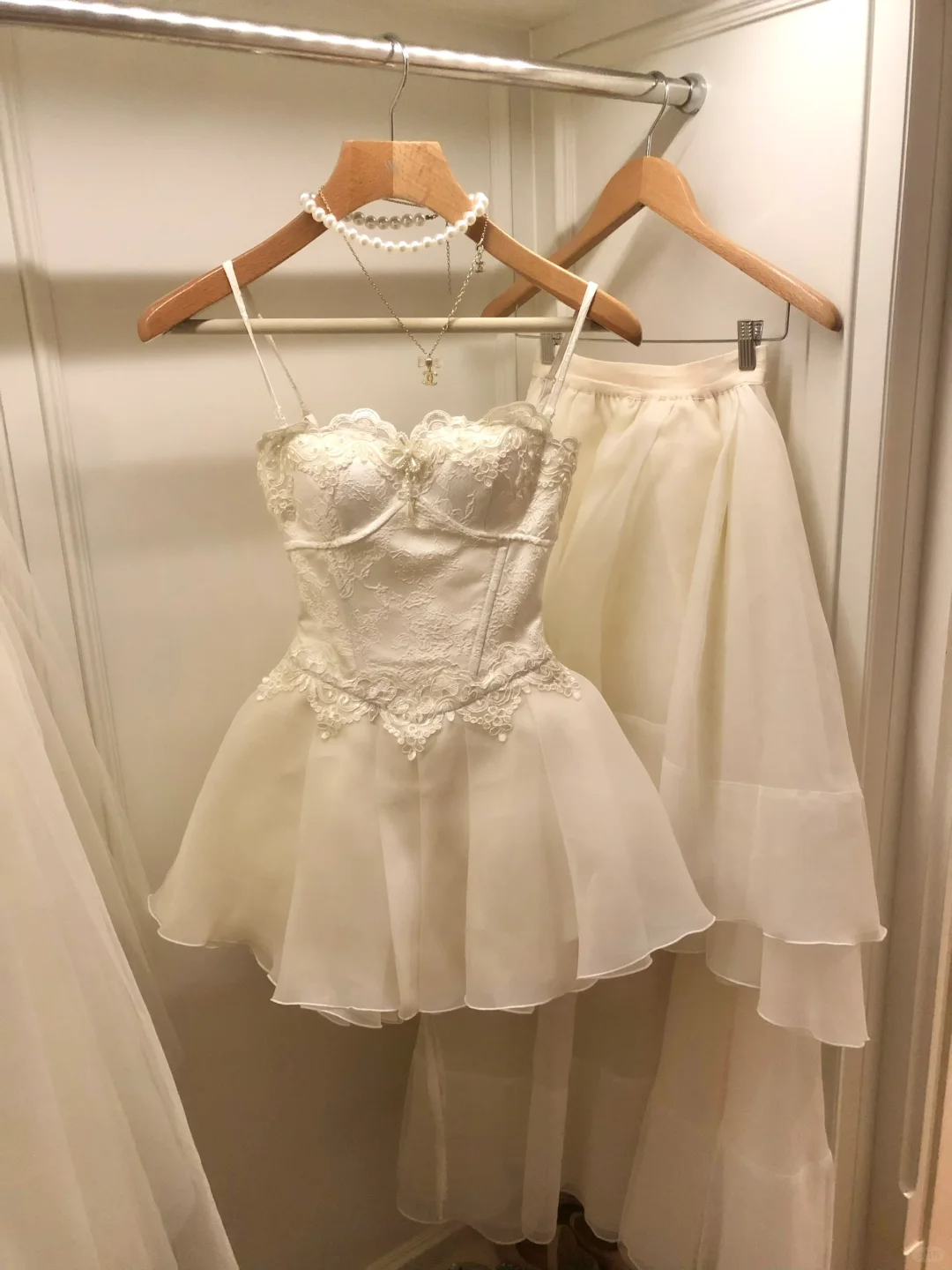 Classy White Tulle Lace A Line Short Prom Dress Formal Birthday Outfits Homecoming Dress D409