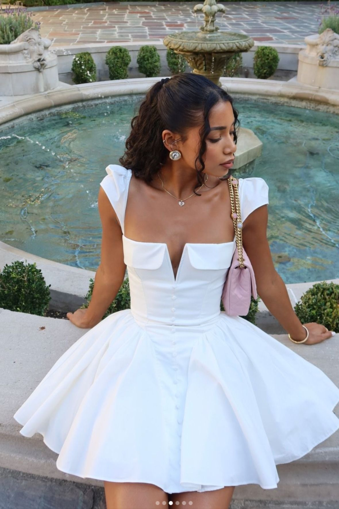 Fashion White Satin A Line Short Prom Dress Formal Graduation Homecoming Dress D330