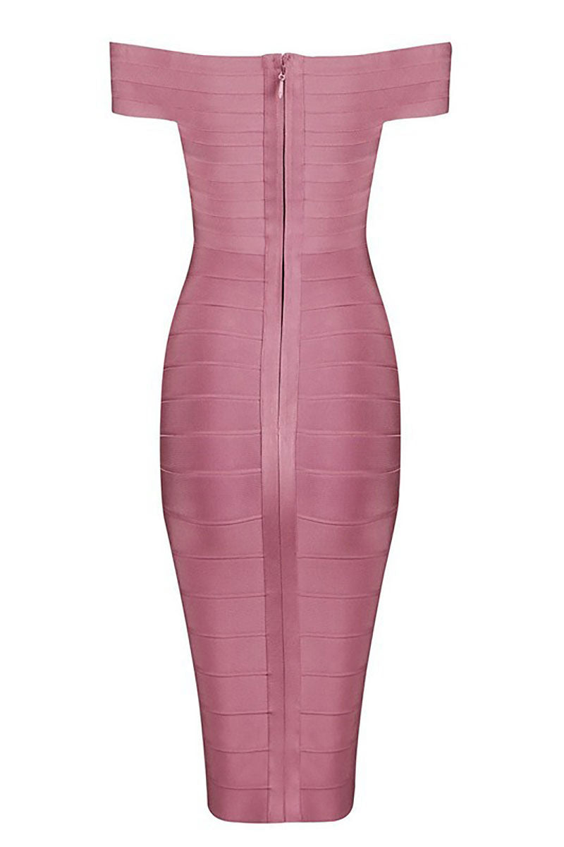 Off-the-shoulder Short Bandage Dress