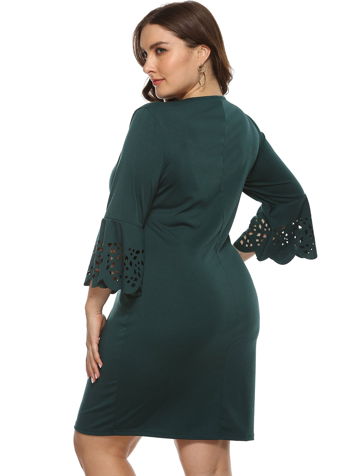 KittenAlarm - Plus Cut Out Dress