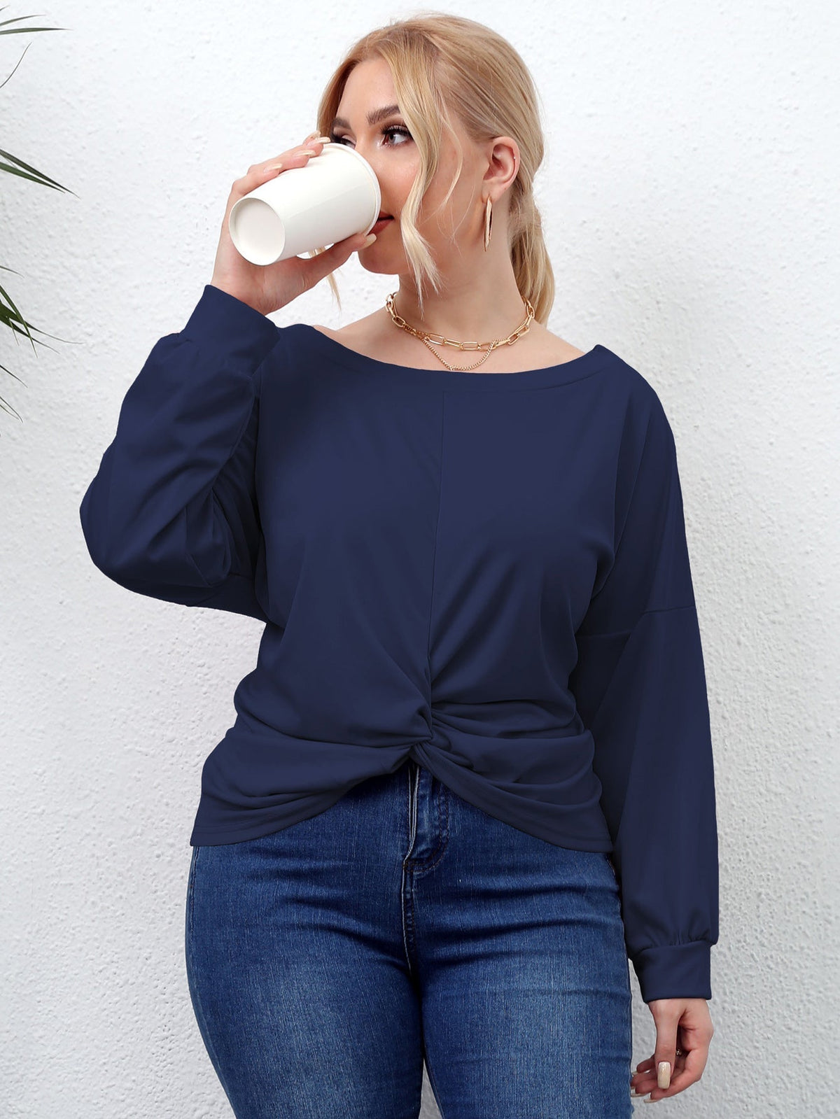 KittenAlarm - Plus Drop Shoulder Twist Tee