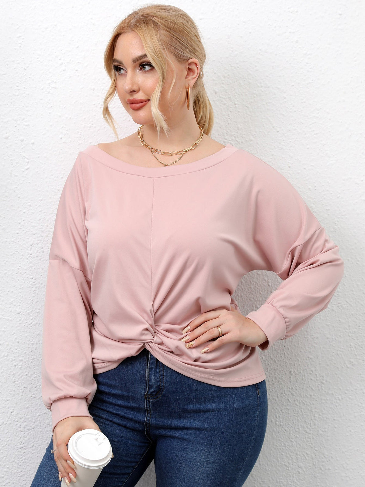 KittenAlarm - Plus Drop Shoulder Twist Tee