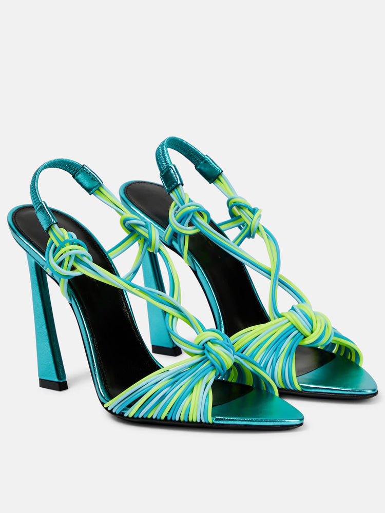 Point Toe Knot Heels