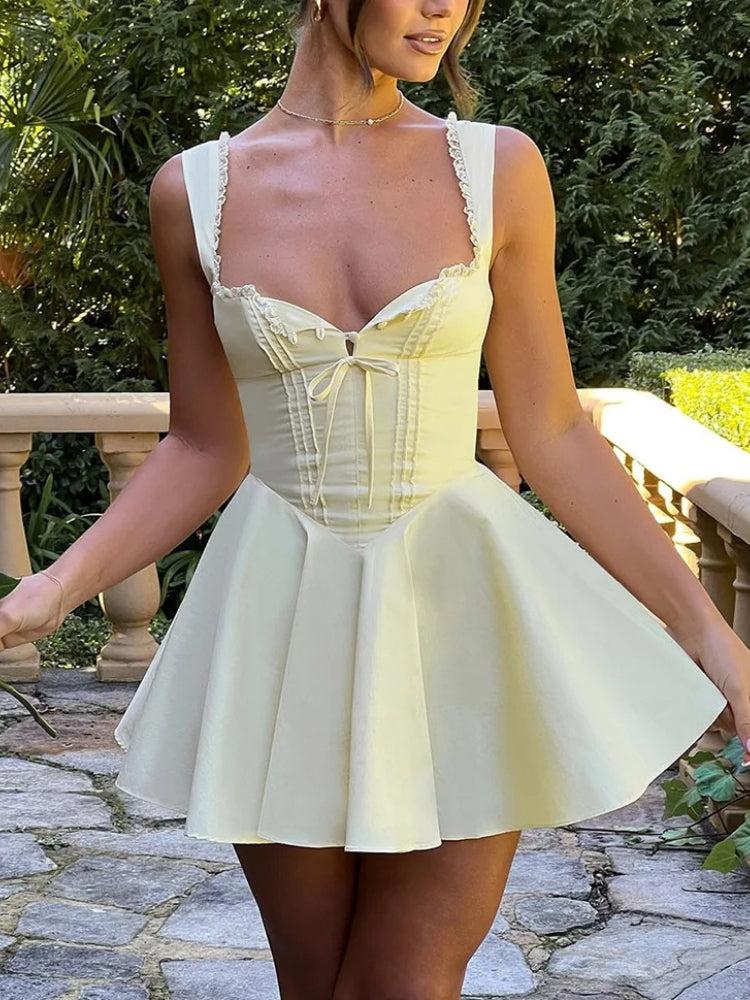 Mini Dress in Yellow