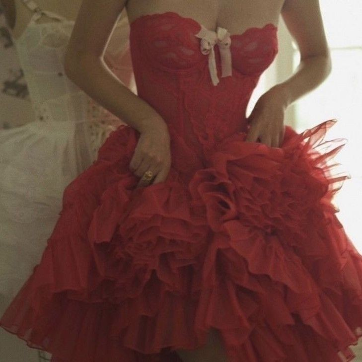 Gorgeous Strapless Red Lace Tulle Pleated A Line Short Party Dress Formal Homecoming Dress Birthday Dress D620