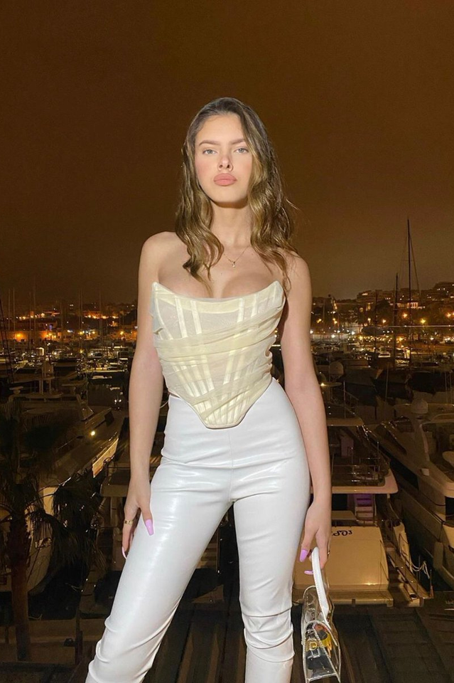 Mesh Boned Corset Top - Fashionpara