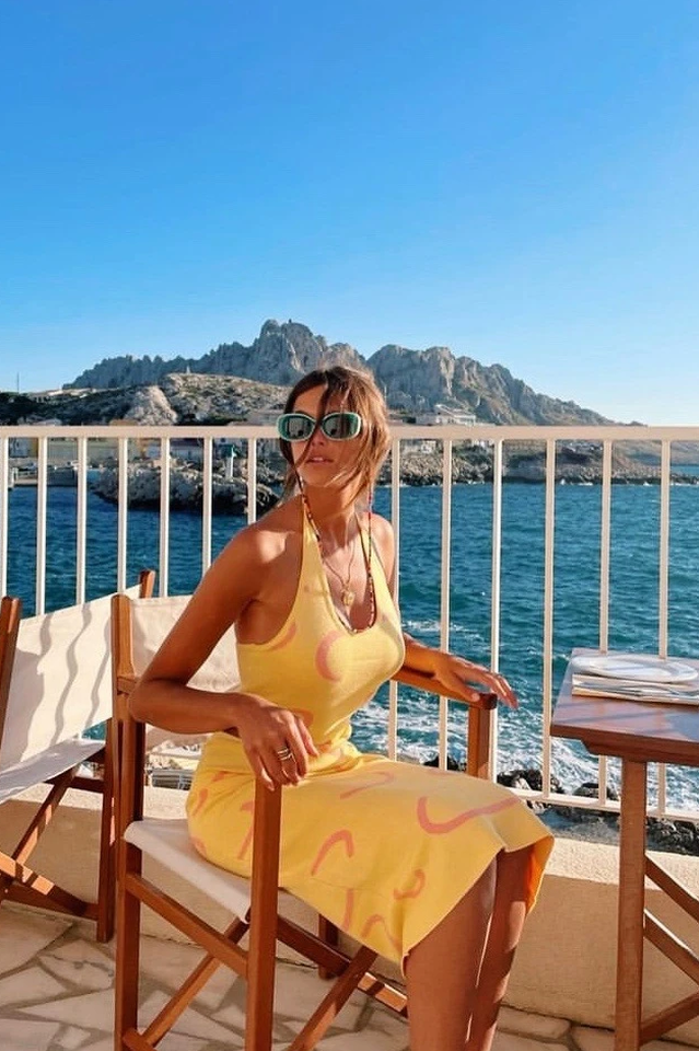 Summer Weekend Knit Midi Dress