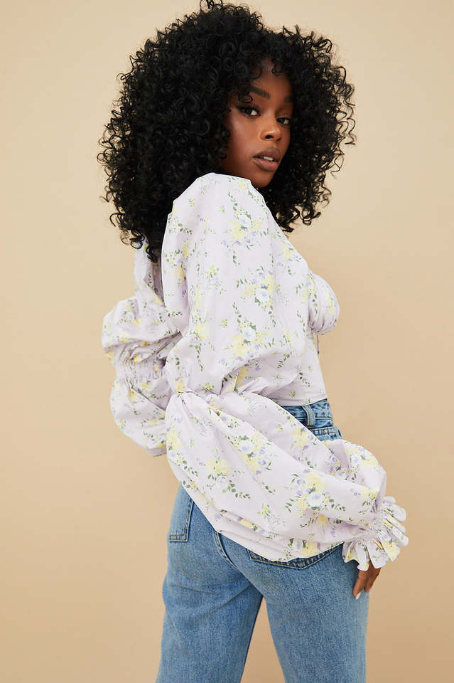 Floral Cropped Corset Top