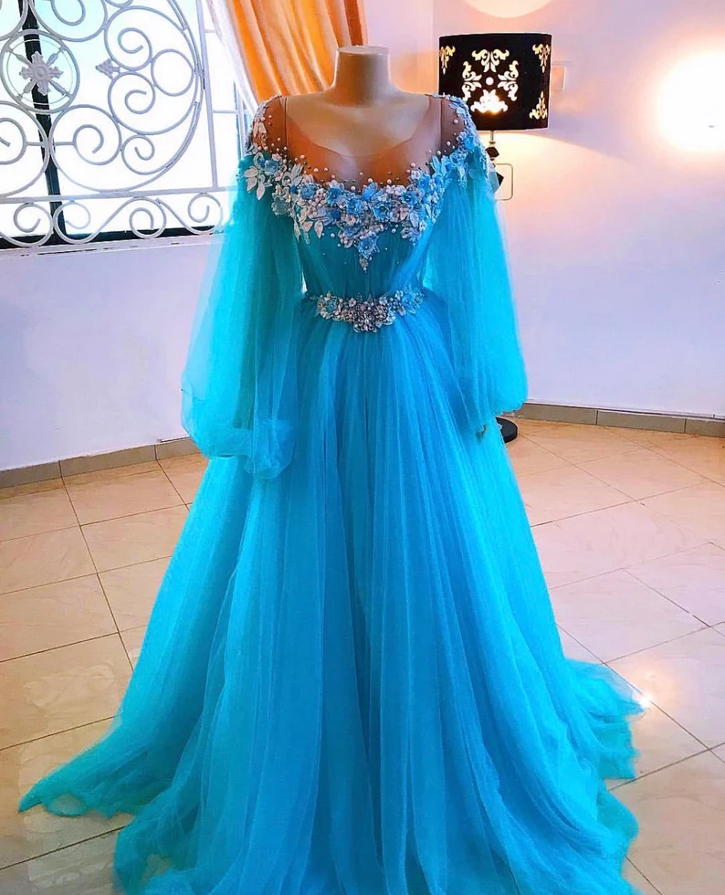 Fluffy Tulle gown, Women Long Tulle Dresses Photo shoot Beach Birthday Party, bridal gown - Fashionpara