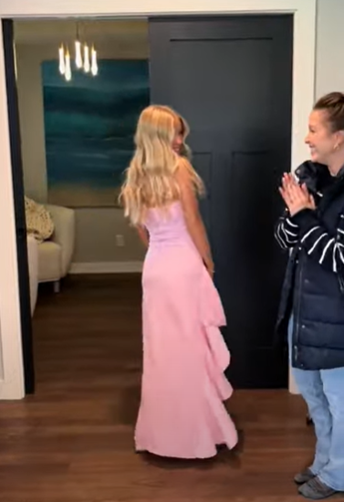 pink Prom Dresses Formal Graduation Gowns Princess Dress - Fashionpara