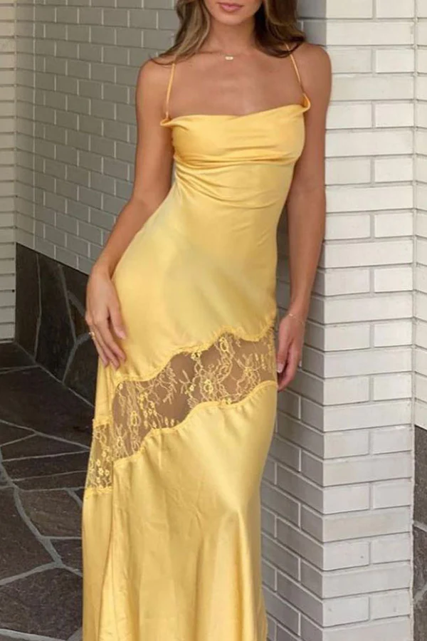 Long Yellow Prom Dresses, Formal Evening Dress - Fashionpara