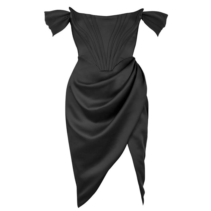 V-Neck Sleeveless Corset Bodycon Mini Dress in Green