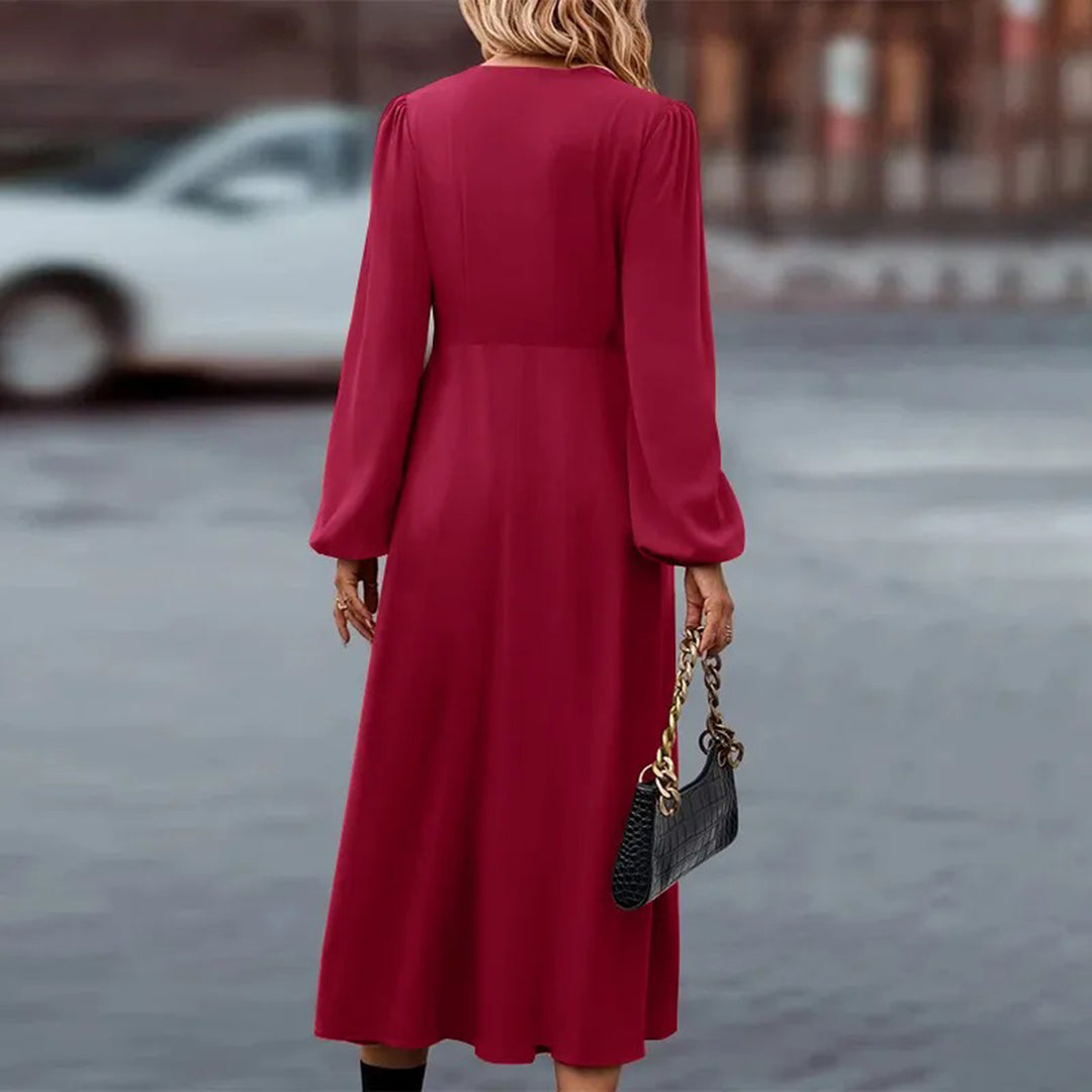 Oneida Boho V-neck Maxi Dress for Women Office and Evening - View 9
