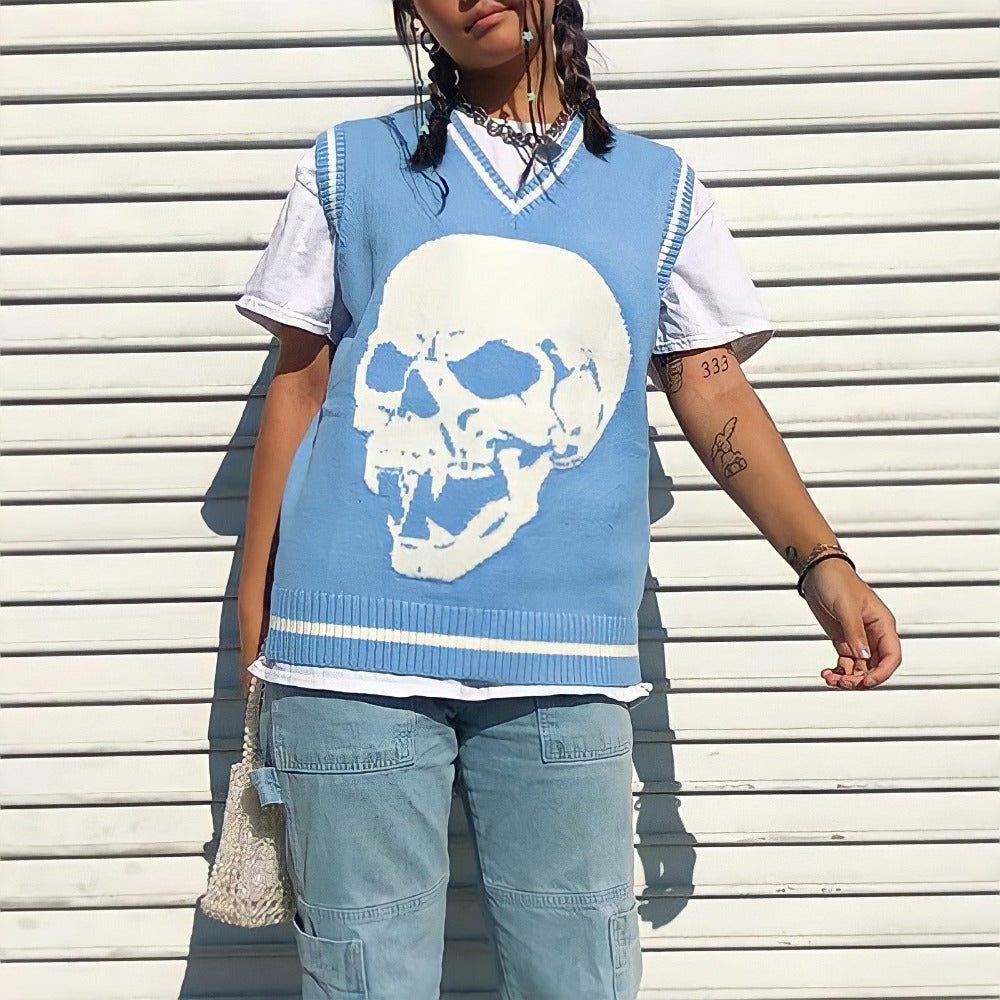Era Skull Print Vest 2