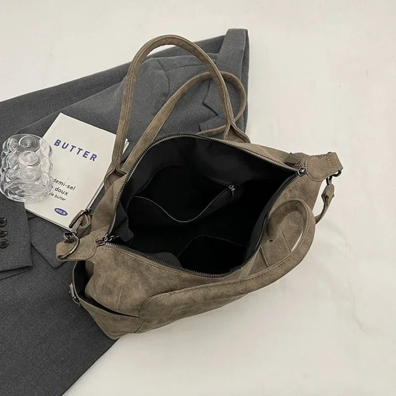 PU Leather Retro Crossbody Shoulder Bag