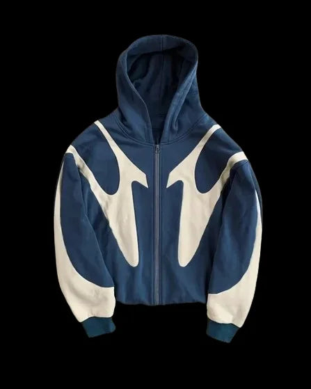 Black Retro Demon Slayer Hoodie 7