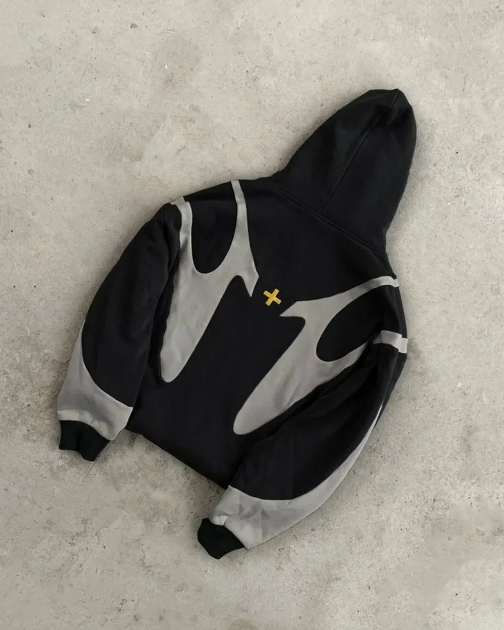 Black Retro Demon Slayer Hoodie 5
