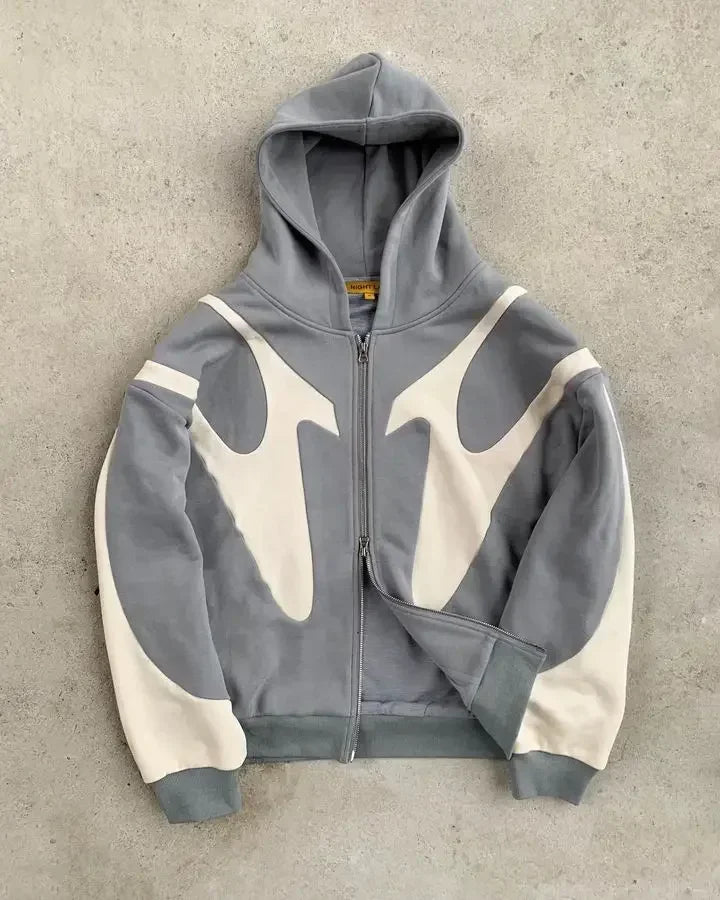 Black Retro Demon Slayer Hoodie 6