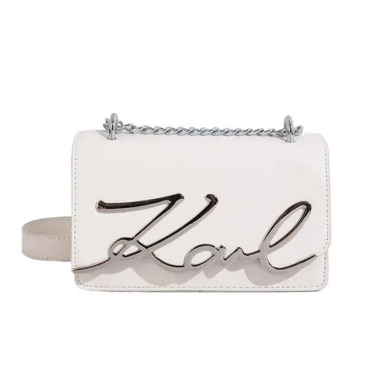 Retro Zipper Square Shoulder Tote Bag