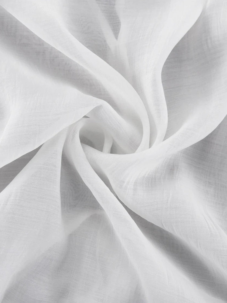 Ruffled Sheer Blouse - Fashionpara