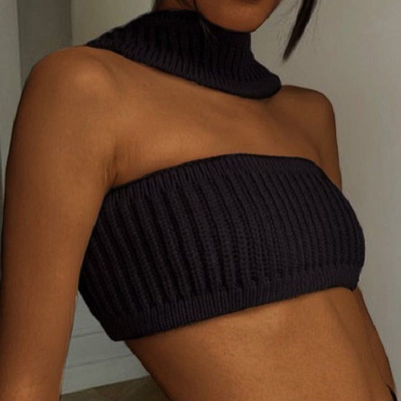 Berlin Knitted Cashmere Tank Top - Fashionpara