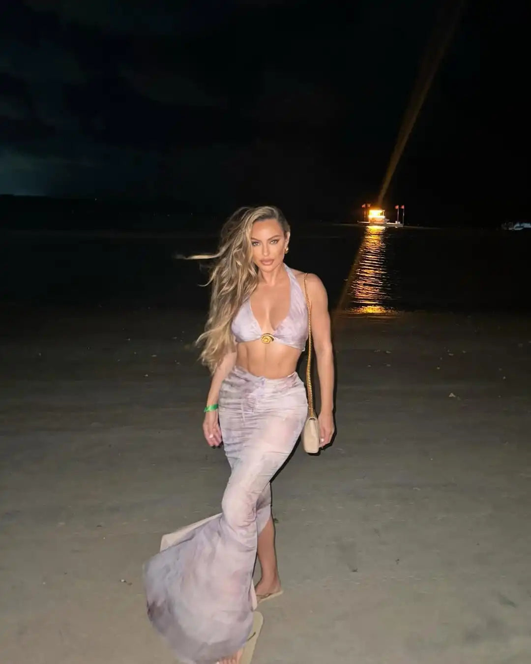 Halter Skirt Thong Sexy Three Piece Swim Sets - Fashionpara