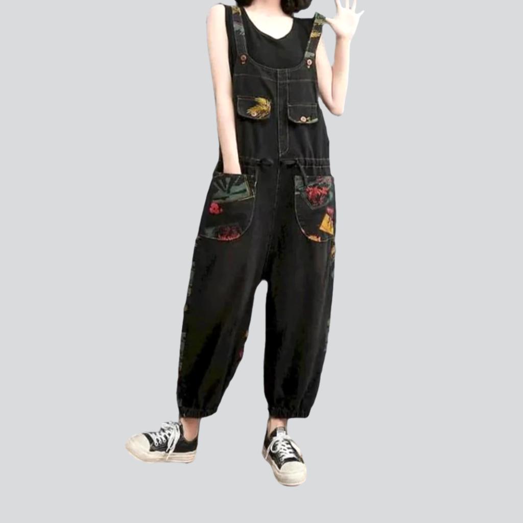Y2k baggy women's jeans jumpsuit - Fashionpara