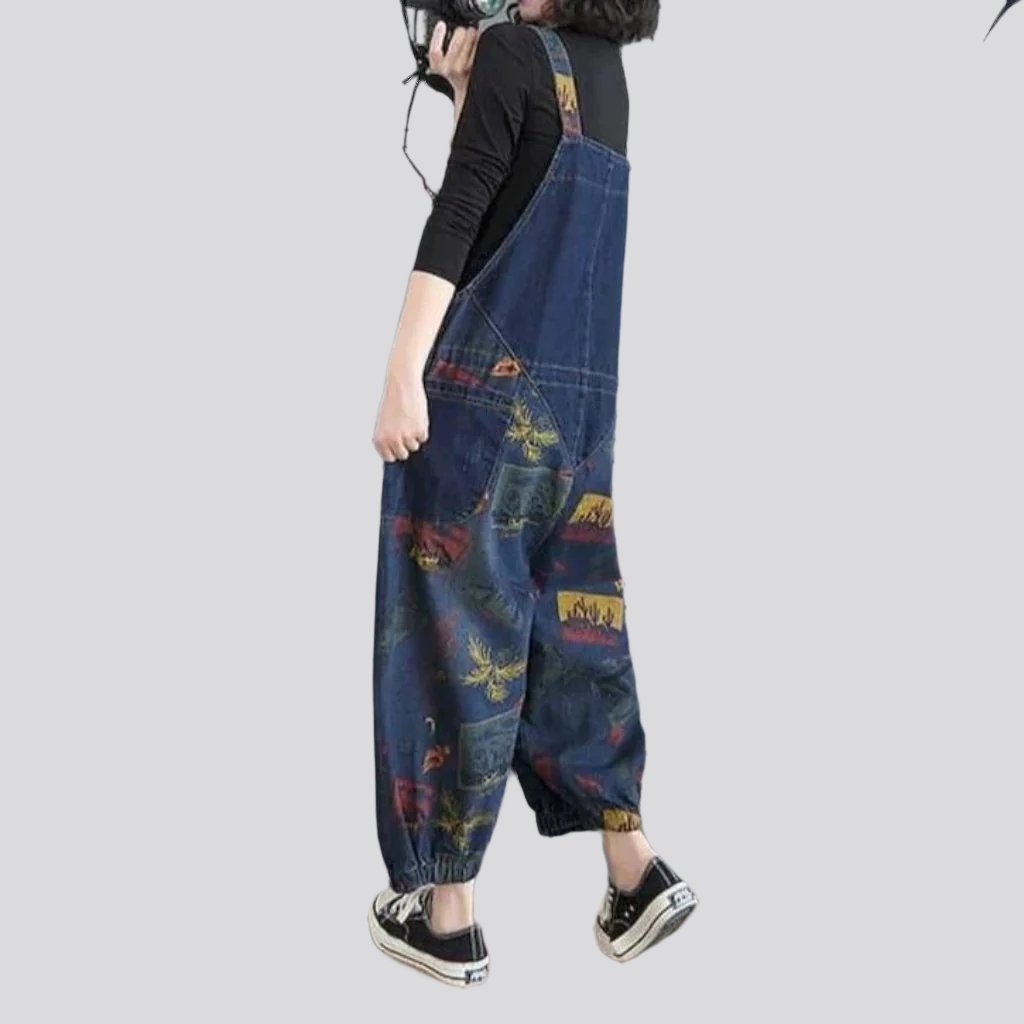 Y2k baggy women's jeans jumpsuit - Fashionpara