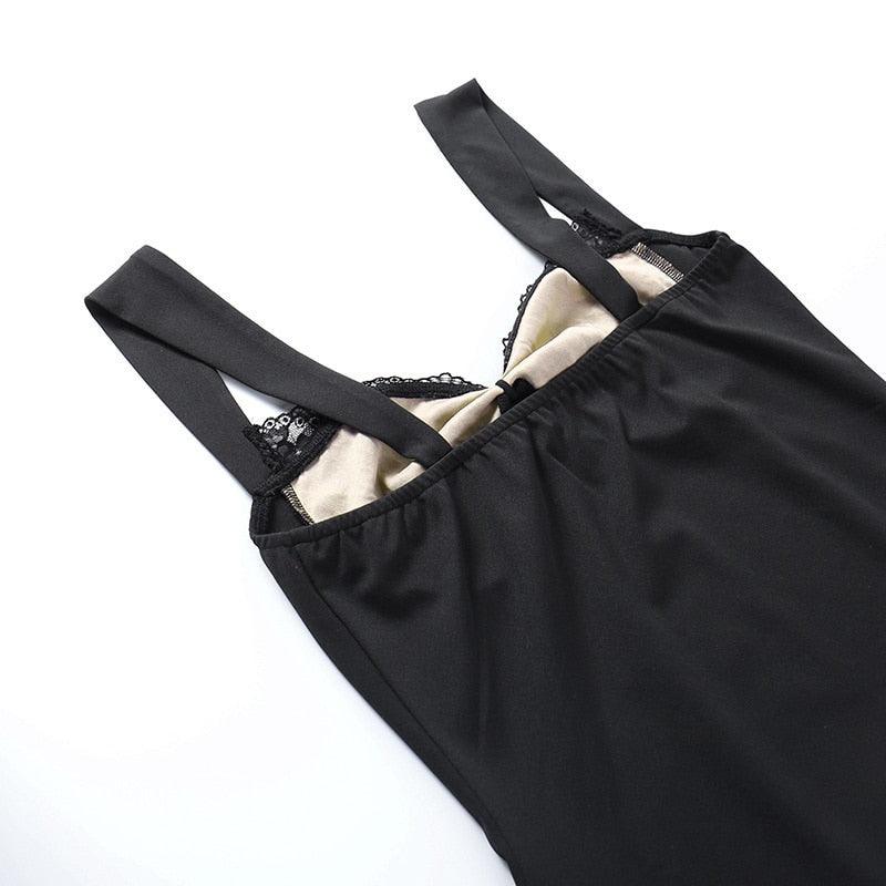 Go Your Own Way Lace Satin Mini Dress - View 16