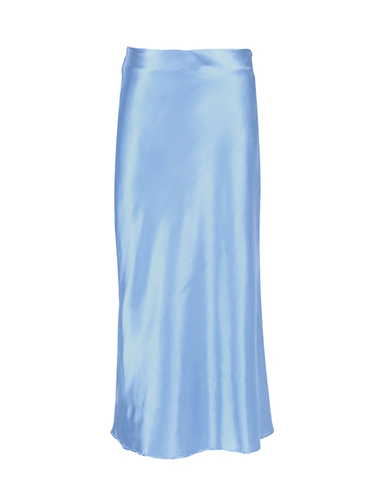 Josephine Satin Midi Skirt