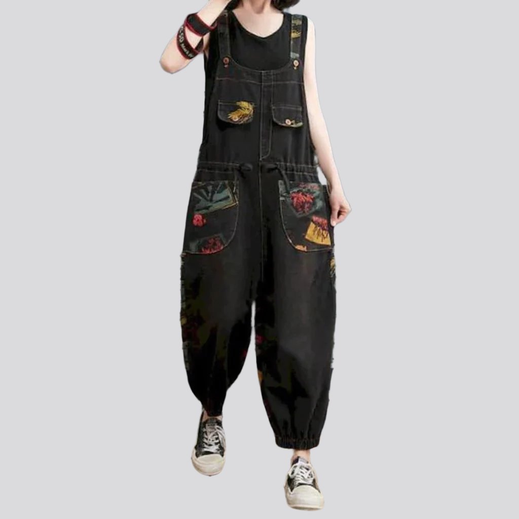 Y2k baggy women's jeans jumpsuit - Fashionpara