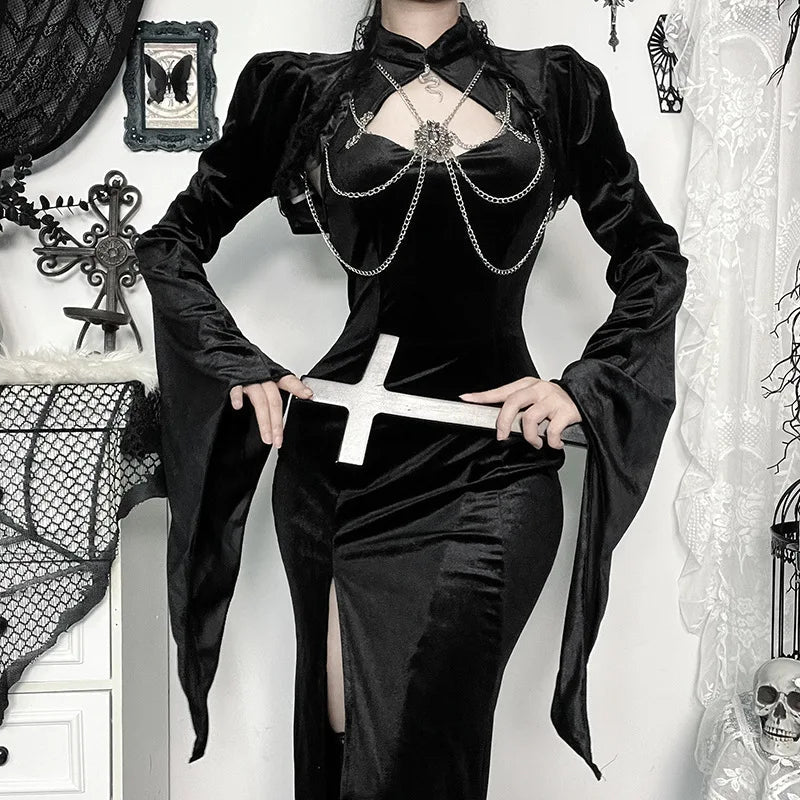 Bright Sleeve Lace Up Mysterious Blouse