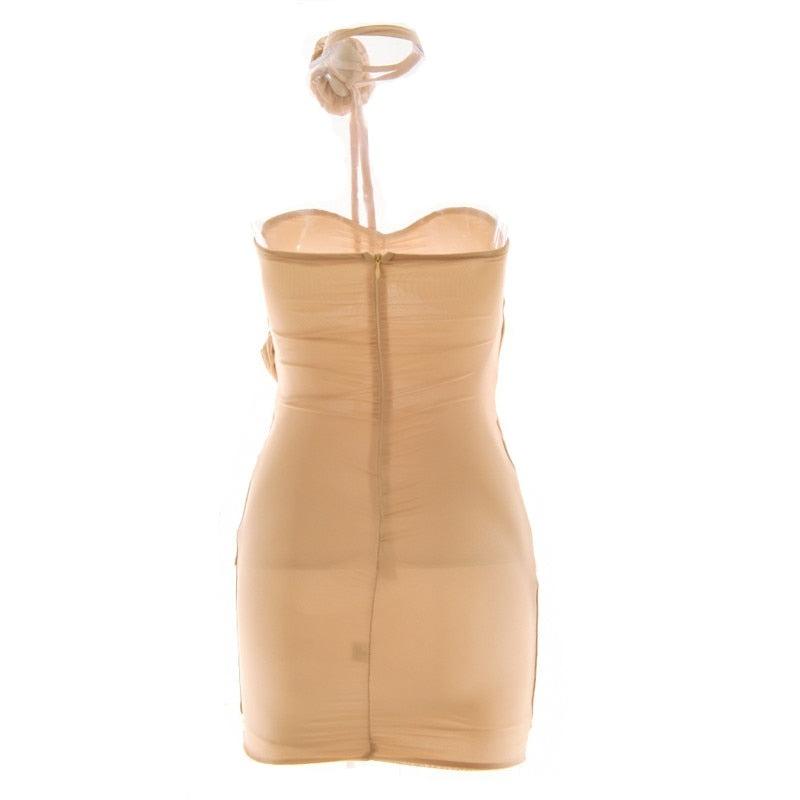 Giving All Of Me Cut Out Mesh Mini Dress - View 8