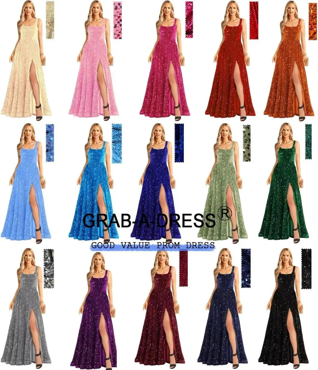 Elegant A-Line Long Sleeve Prom Dress with Pockets 2026