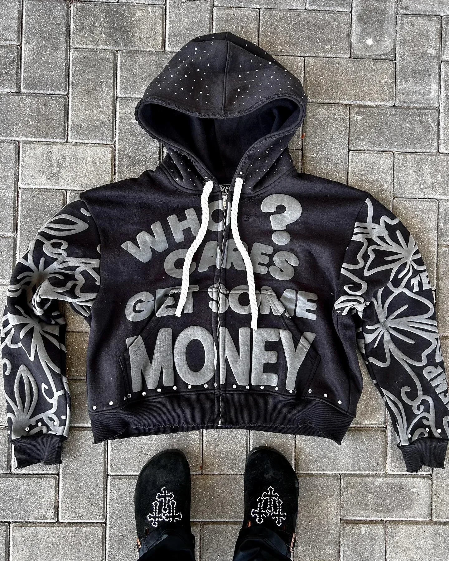 Dark Star Alphabet Zip Hoodie