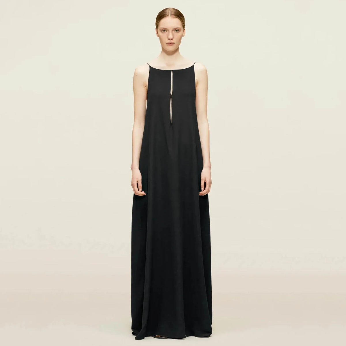 Open Back Sleeveless Cut Out Satin Slip Dress - View 4