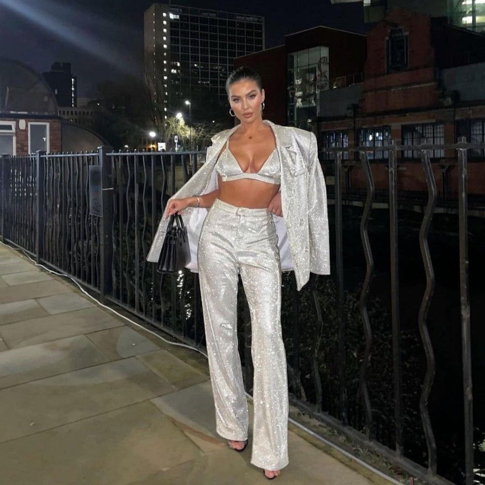 Kenzie Party Glitter Outfit Set